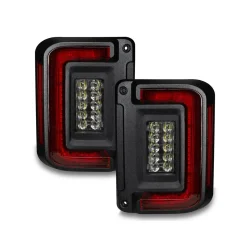 Niskoprofilowe tylne lampy z modułem EU Jeep Wrangler JK